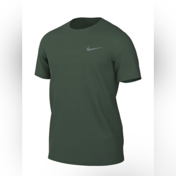 Nike Green Team Legend Short Sleeve Crew T-Shirt Size 2XL - Picture 1 of 5